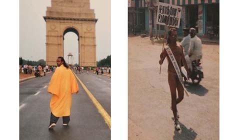 Indiano anda de costas por 25 anos e esquece como é andar para frente