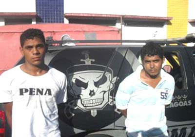Acusados de roubar van de passageiros são presos pela Polícia Militar em São Miguel dos Campos