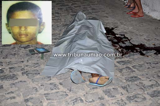 Menor de 15 anos com passagens pela polícia é assassinado em rua paralela ao Fórum de Justiça em União