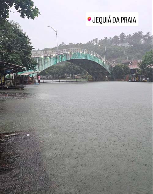 Após fortes chuvas, município de Jequiá da Praia declara situação de emergência