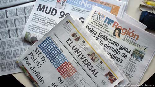 Sem papel, jornal centenário deixa de circular na Venezuela