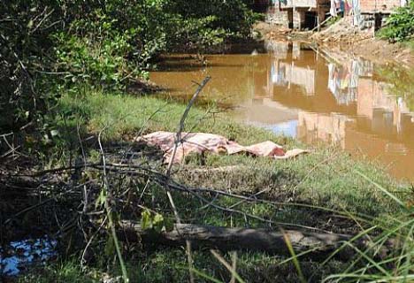 Servente de pedreiro é encontrado morto em rio após receber salário
