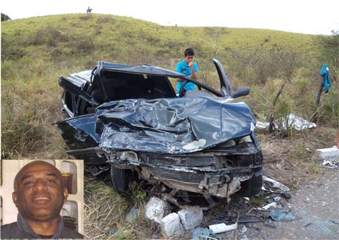 Colisão frontal na BR-104 entre van e Fiat Uno deixa um morto e 14 feridos na zona rural de União dos Palmares