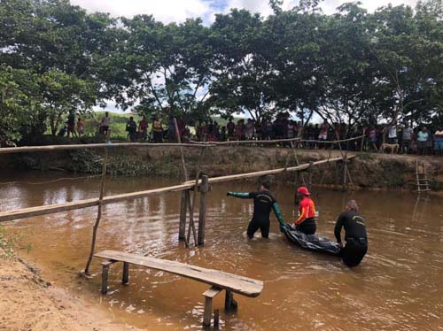 Jovem desaparecida após mergulho em um rio é encontrada morta em São Luiz do Quitunde