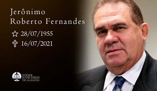Juiz Jerônimo Roberto morre, aos 65 anos, por complicações da COVID-19