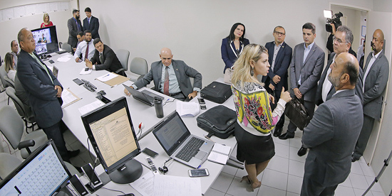 Comitiva do Ceará conhece funcionamento da 17ª Vara Criminal de Maceió