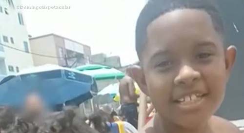 Menino Kaio, de 8 anos, morre após ter sido baleado na cabeça