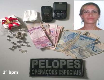 PM prende mulher com drogas e dinheiro na periferia de União dos Palmares