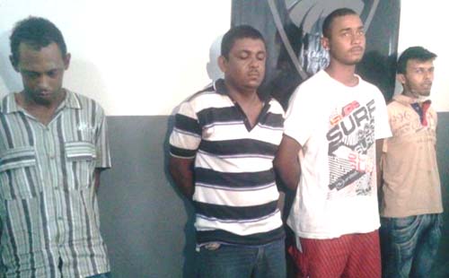 Deic apresenta quadrilha acusada de diversos assaltos em Maceió