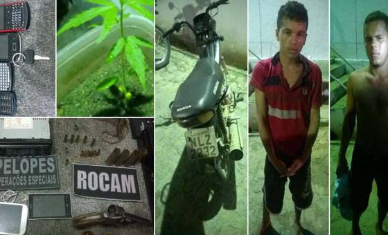 Maconha, armas e produtos roubados são recolhidos em União