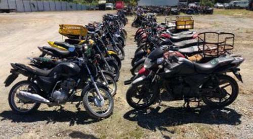 Leilão: veículos podem ser consultados presencialmente até o dia 28 de agosto