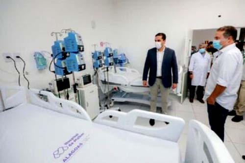 Governo de Alagoas abrirá mais 130 leitos exclusivos para Covid-19 até o fim de fevereiro