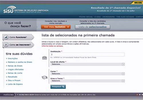Prazo para participar da lista de espera do Sisu termina nesta sexta