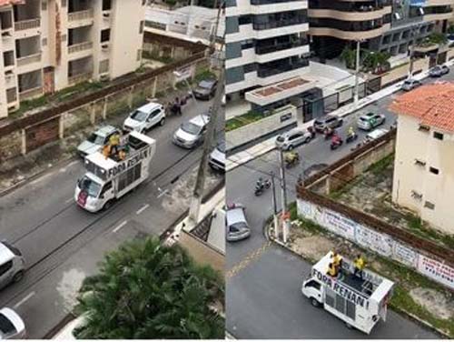 Manifestantes voltam a pedir reabertura do comércio em carreata pelos bairros de Maceió