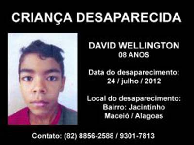 Criança de oito anos desaparece no Jacintinho