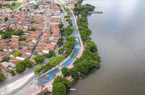 Maceió se transforma em tela e ganha novas paisagens com cores sobre o concreto