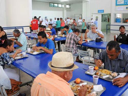 Restaurante Popular funciona normalmente nesta segunda-feira