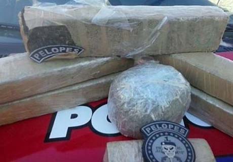 Polícia apreende sete quilos de maconha no Sertão