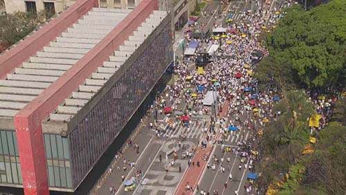 Organizados pelo MBL, protestos contra Bolsonaro registram baixa adesão pelo país