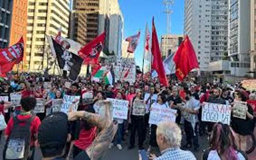 Manifestantes israelitas pedem a libertação dos reféns