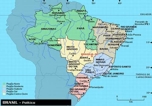 IBGE atualiza área oficial de municípios, Estados e regiões