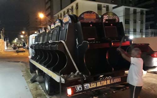 Polícia apreende mais de 50 máquinas caça-níqueis durante operação