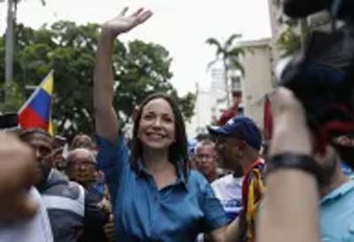  María Corina diz estar “chocada” após vencer o Prêmio Nobel da Paz