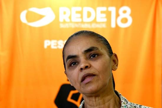 Marina Silva promete devolver credibilidade ao Brasil