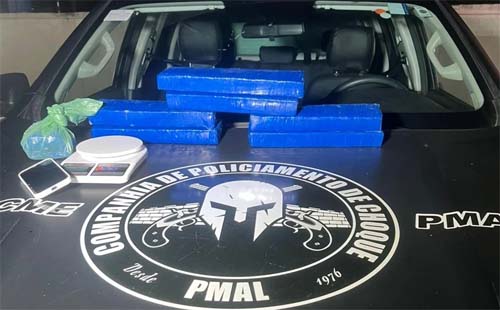 Operação da Polícia Militar resulta na apreensão de mais de seis quilos de maconha em residência no bairro Canaã