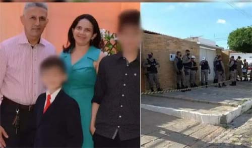 Com apenas 13 anos, filho de policial militar atira no pai e mata mãe e irmão