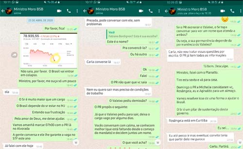 Carla Zambelli mostra novas mensagens e diz que Moro queria ser indicado ao STF