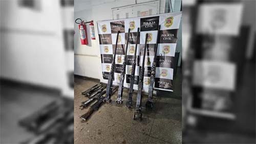 Nove metralhadoras furtadas de arsenal do Exército são encontradas em São Roque