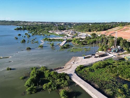 Veja como ficou trecho da laguna Mundaú após rompimento da mina 18