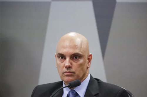 Alexandre de Moraes presta depoimento à PF, em São Paulo