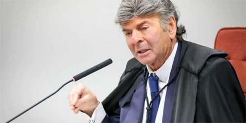 Ministro do Supremo, Luiz Fux, enfrenta dupla pneumonia e participará do evento de forma virtual