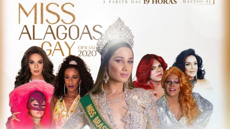 Miss Gay Alagoas 2020 acontece nesta sexta 25, em Maceió