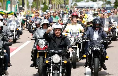 Bolsonaristas pretendem fazer motociata na Avenida Fernandes Lima