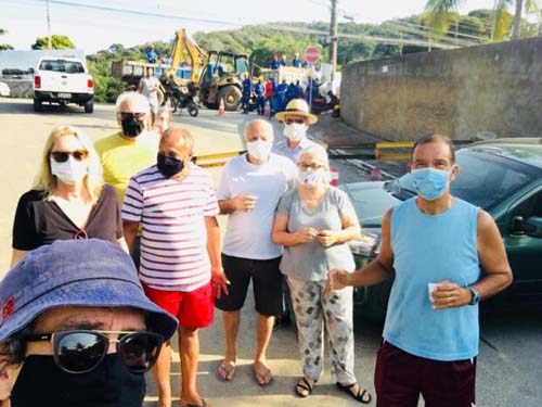 Moradores de Gurgury e Guaxuma querem suspensão das obras da rede coletora de esgotos