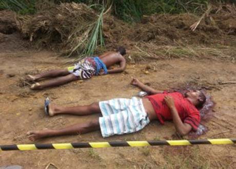 Mais um duplo homicídio é registrado na Fazenda Piabas 