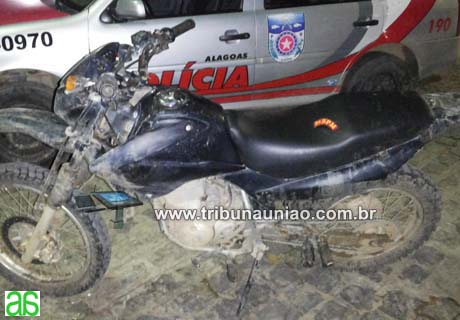 PM de União recupera motocicleta tomada de assalto em Branquinha no mês passado