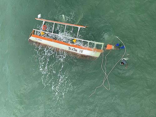 Ministério Público denuncia cinco pessoas por mortes em naufrágio de catamarã em Maragogi