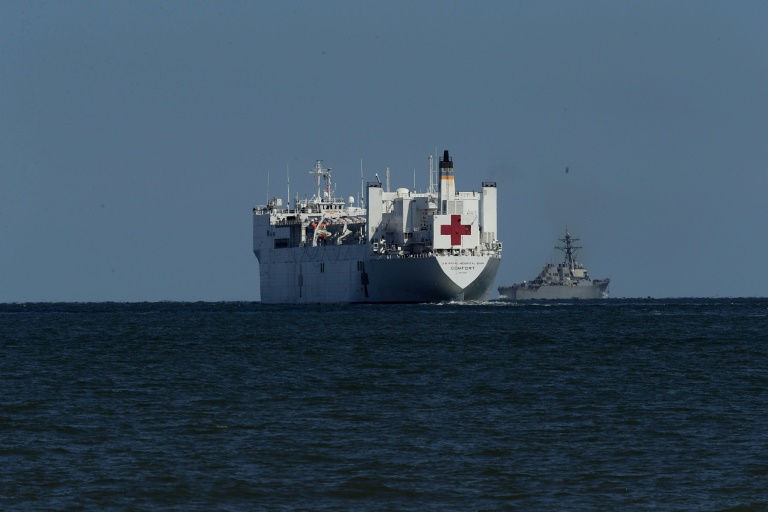 EUA mandará navio-hospital para mitigar consequências da crise venezuelana