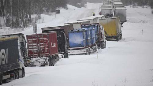 Nevões nos países nórdicos e cheias no noroeste da Europa