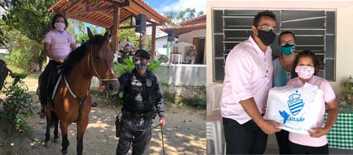 Polícia Militar leva música e diversão para crianças do Lar da Menina em Maceió