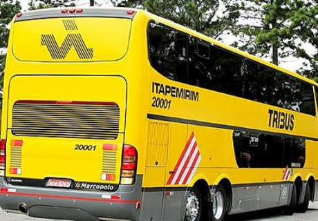 Armados com fuzil, criminosos roubam dois ônibus na BR 101