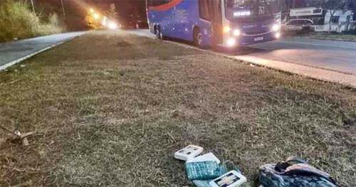 Homem é preso em ônibus com R$ 100 mil em cocaína
