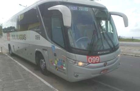 Ônibus que seguia para Sergipe é alvo de assaltantes na BR-101 em Rio Largo