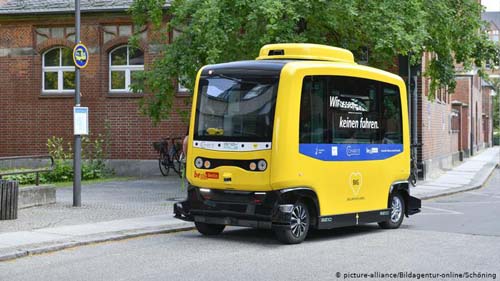 Berlim testa ônibus elétricos sem motorista