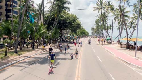 Evento altera trânsito na orla durante o fim de semana