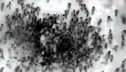 Em fila por comida, Israel mata mais de 100 palestinos e fere centenas com drones e tanques